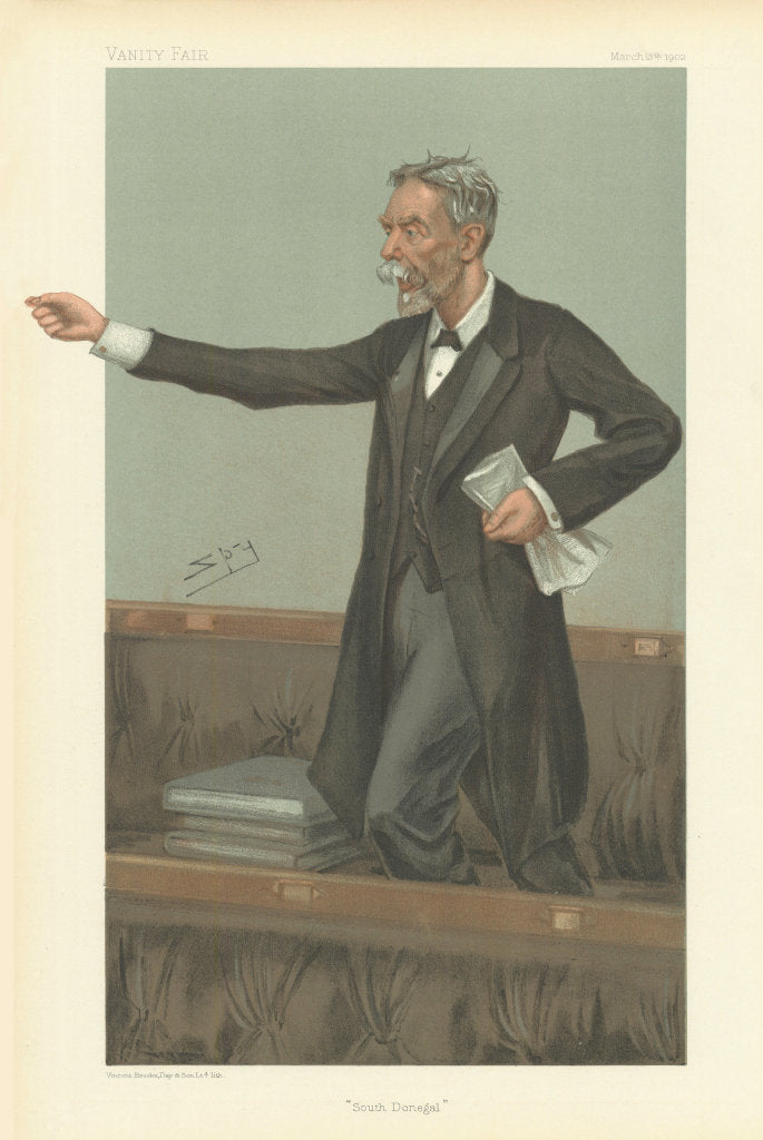 VANITY FAIR SPY CARTOON John Gordon Swift MacNeill 'South Donegal'. Ireland 1902